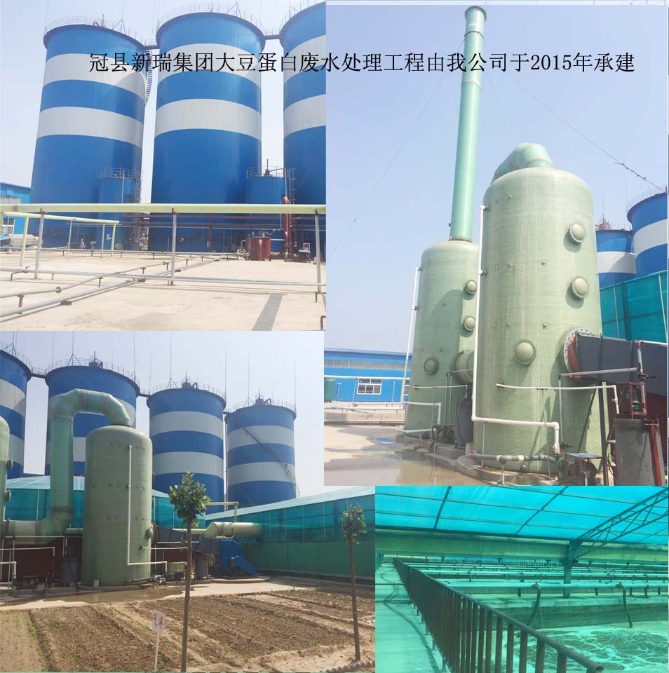 冠县新瑞集团大豆蛋白废水处理工程