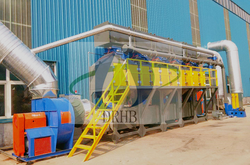 公司承建山东冠县荣达复合材料有限公司车间废气处理工程